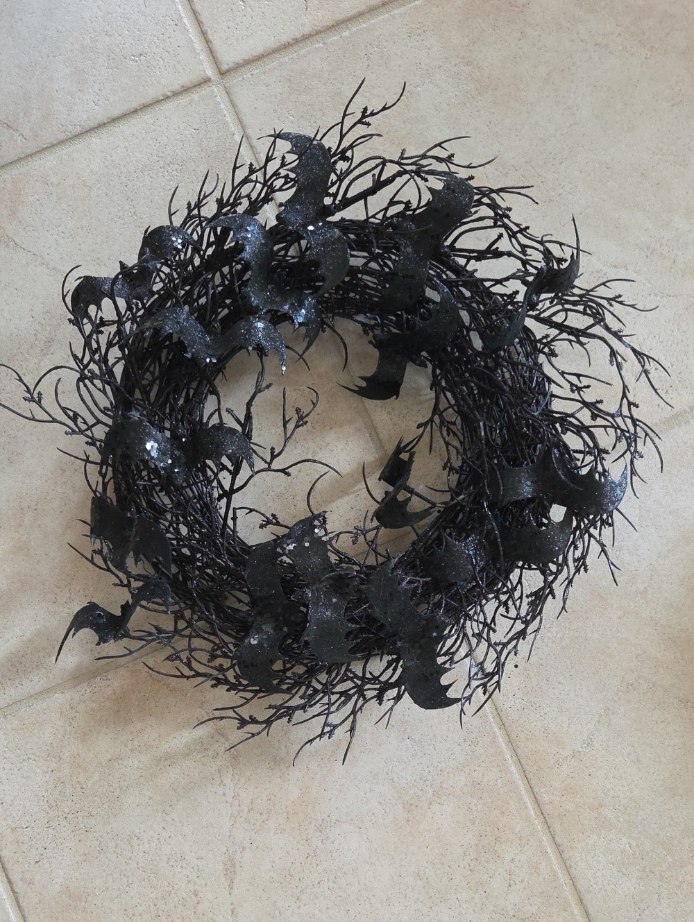 Black Bat Wreath